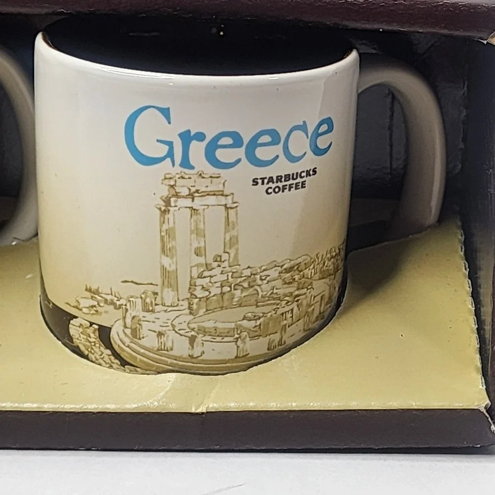 Greece Athens Starbucks Demitasse mug 3oz 89ml Global Icon Collector Series